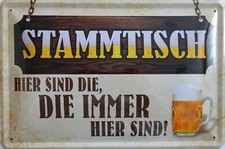 Blechschild Schild 20x30 cm -