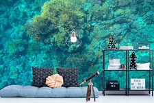 3D Fisch Koralle M1938 Tapete