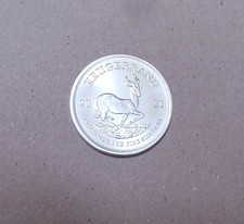 Silbermünze Südafrika Krügerrand 2021 Anlagemünze 1oz. Feinsilber