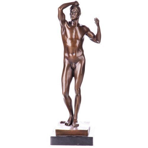 Bronze skulptur männlicher - skulptur,