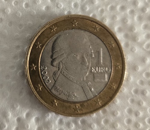 Münze euro 2002 österreich - 1,