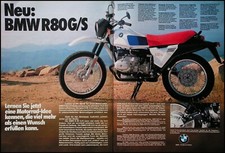 BMW Motorrad R 80 G/S, originale Werbung aus 1980