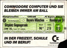 3592 Ticket BL 85/86 FC BAYERN