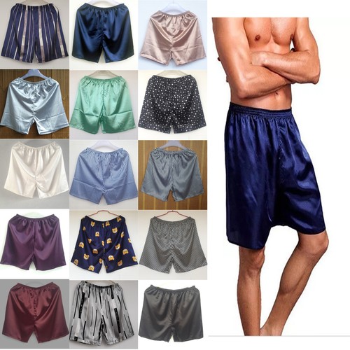 Herren boxershorts silky satin - boxershorts,