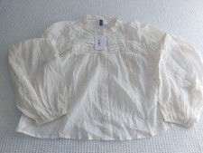 Creme baumwolle bluse - creme,
