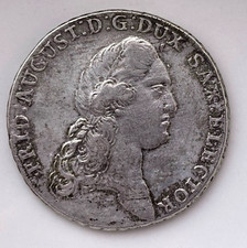 Sachsen Konv. 1 Taler 1786 IEC