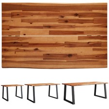 Esstisch Baumkante Massivholz