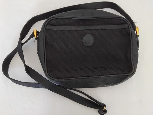 Vintage 80s gucci black canvas - 80s,