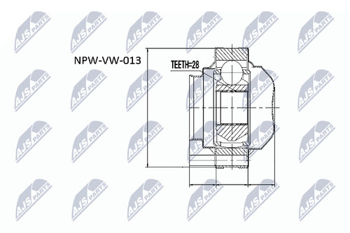 Nty gelenksatz antriebswelle - nty,