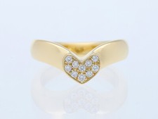 Marken Herz Ring lupenrein Brillanten 750 Gold 18 Karat Wert: 4.000,- EUR Deta
