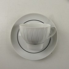 Thomas Lanzette Platin Tasse mit Untertasse guter bis sehr guter Zustand RB-2553