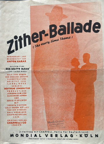 Klaviernoten zither ballade - klaviernoten, zither-ballade