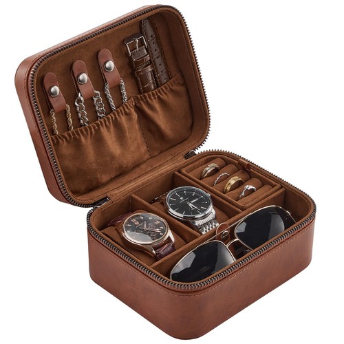 Herren uhrenkoffer leder reise - herren,
