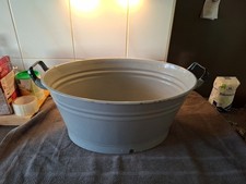 Schöne, ovale Emaille Wanne