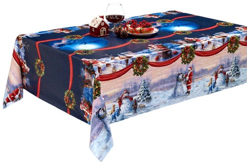 Pvc tischdecke weihnachten - pvc,