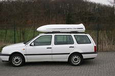 Grosse Stabile Exklusive GFK Premium Dachbox Moby Dick SL WEISS von MOBILA