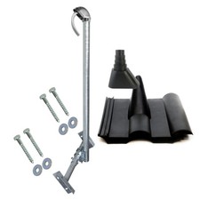 Dachsparrenhalter 120cm SAT Mast Aufdach Montage Sparrenhalter Frankfurter Set