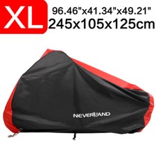 XL Wasserdicht Motorrad Abdeckung Abdeckplane UV Staub Rot Für Yamaha FJR1300AE