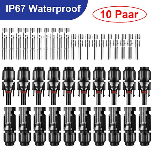 10paar solarstecker solar - solarstecker,