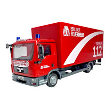 1:87 Herpa Man TGL Koffer LKW mit Ladebordwand Berliner Feuerwehr H0