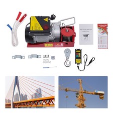 440LBS Seilwinde Elektrisch 230v mit funkfernbedienung mit Fernbedienung NEU