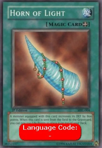 Yugioh horn light - yugioh, (v.2)