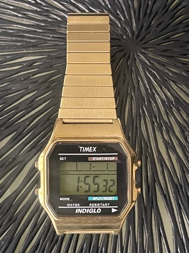 Timex indiglo digital - digital, gold