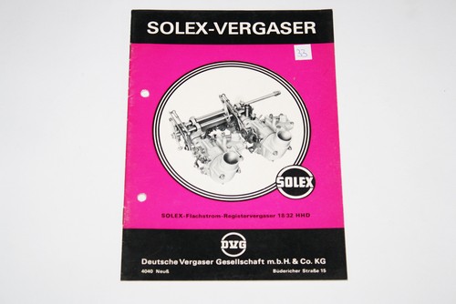 Solex hhd nsu vergaser - hhd,