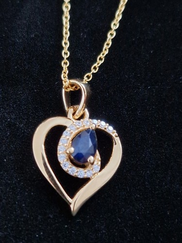 Echter saphir herzkette kette - echter,