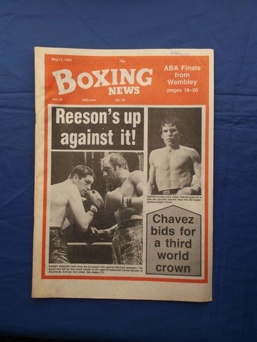 Boxing news may 1989 - 1989, sammy