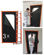 3x Bautür Staubtür