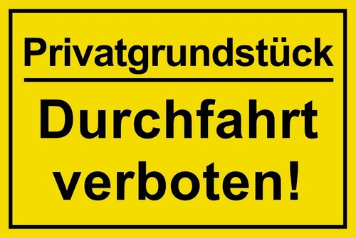 Privatgrundstück - ⭐,