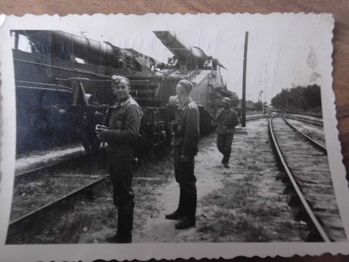 Ww2 foto eisenbahngeschütz - ww2 ,