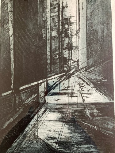 Lithografie abstrakt - lithografie,