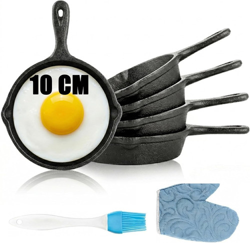 Mini gusseisenpfanne set - mini, 5