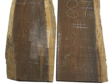 1x Palisander Holz Brett