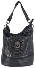 Bucket handtasche skull - bucket,