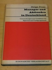 Pross Manager und Aktionäre