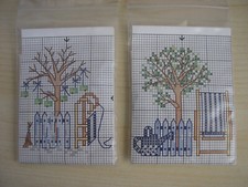 Sommer- u. Winterbäumchen für dän. Kreuzstich,Liebev. Kreuzstichentwürfe,LKE