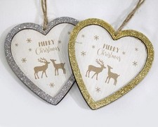 Herz 9,5x9,5cm Holz MERRY