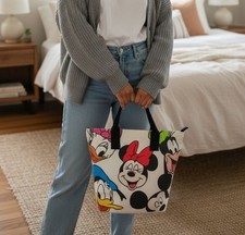 Mickey Tasche  Handtasche Canvas Cartoon Comic Jutte-Tasche Klein Tasche