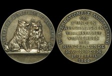Hundezucht medaille 1900 - hundezucht:,