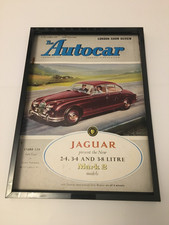 Jaguar Mark 2-1959 A4 gerahmt