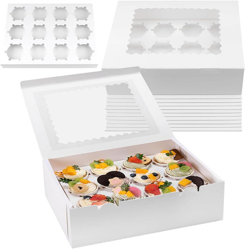 Cupcake transportbox loch - cupcake, 12-loch