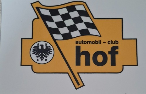 Werbe aufkleber adac logo - aufkleber,