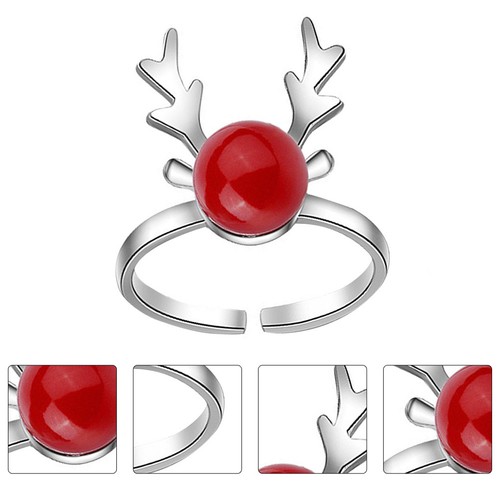 1pc mini geweih ring - 1pc,