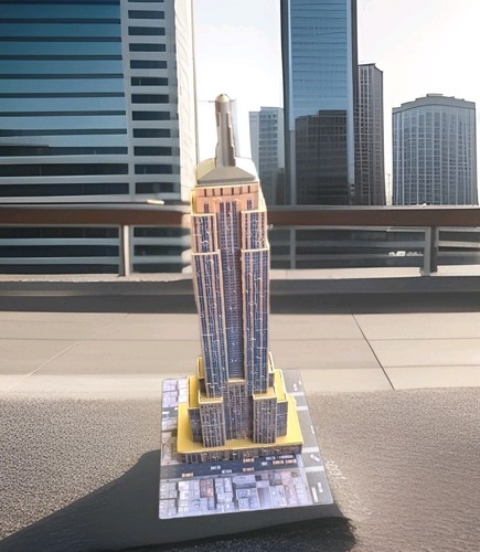 Puzzle empire state - puzzle,
