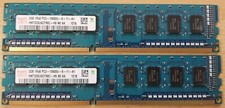 Hynix 4GB 2x2GB Kit 1Rx8 PC3-12800U-11-12-A1 HMT325U6CFR8C-PB N0 AA DDR3 PC