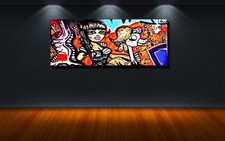 LEINWAND BILD XXL POP ART