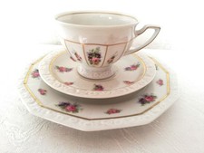 Rosenthal Maria Dekor Poesie Kaffeegedeck 3 teilig - neuwertig - (Maria weiß)
